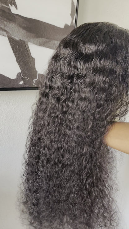 6*4 HD Lace Glueless Water Wave Wig