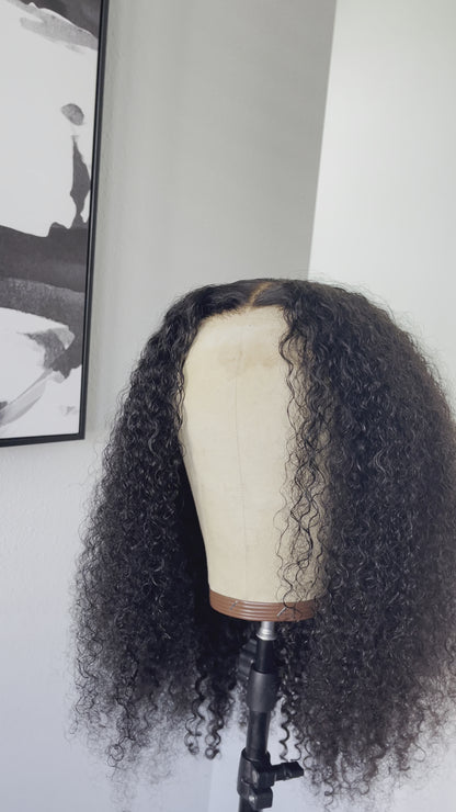 9*6 M-Cap Kinky Curly Glueless Wig